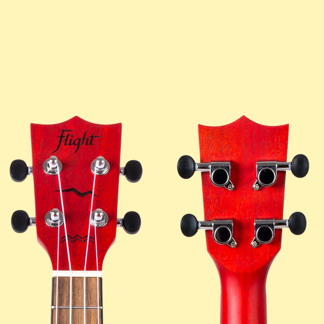 Flight DUC380 CEQ Coral Electro Acoustic Concert Ukulele with Gig Bag