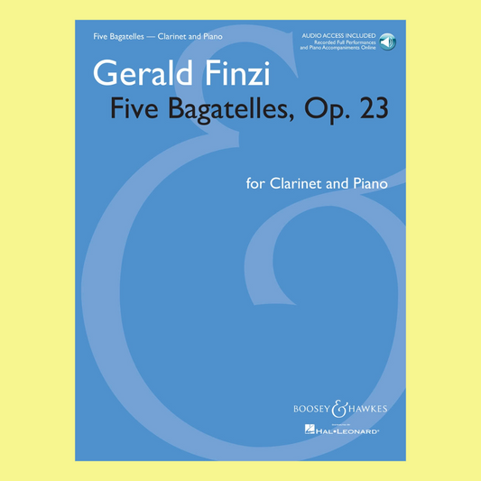 Boosey & Hawkes - Five Bagatelles Clarinet And Piano Op. 23 Book/Ola