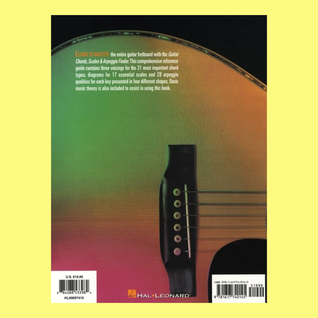 Hal Leonard Guitar Chord Scale Arpeggio Finder Book