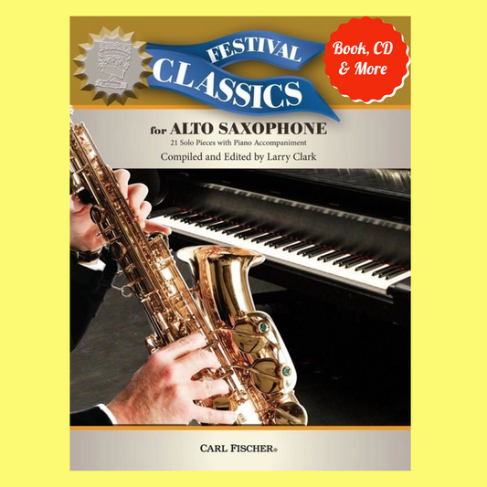 Festival Classics For Alto Saxophone Book/CD-Rom