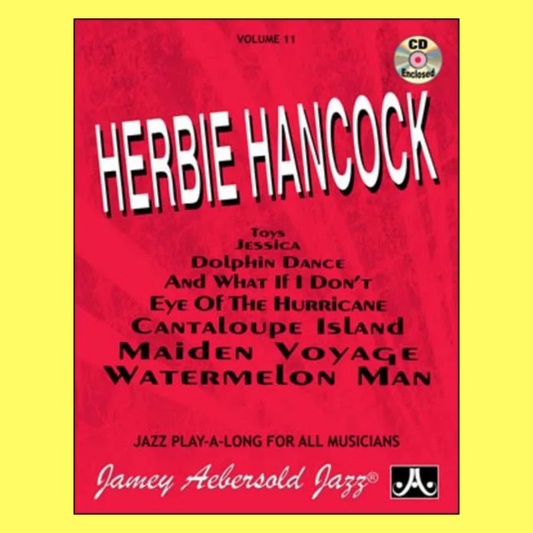 Herbie Hancock No 11 Play Along Jazz For All Musicians Book/Cd