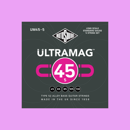 Rotosound RUM455 Ultramag 5-String Bass Set 45-130