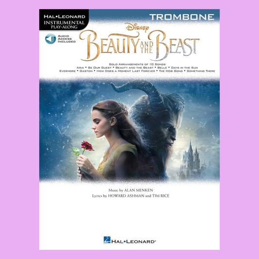 Beauty And The Beast For Trombone Play Along Book/Ola