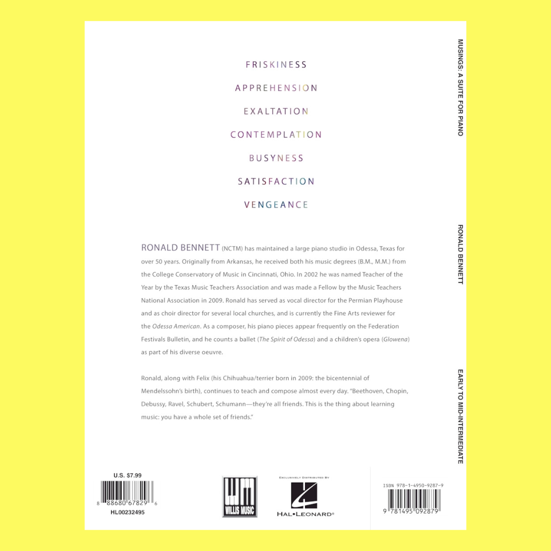 Musings - A Suite for Piano Book