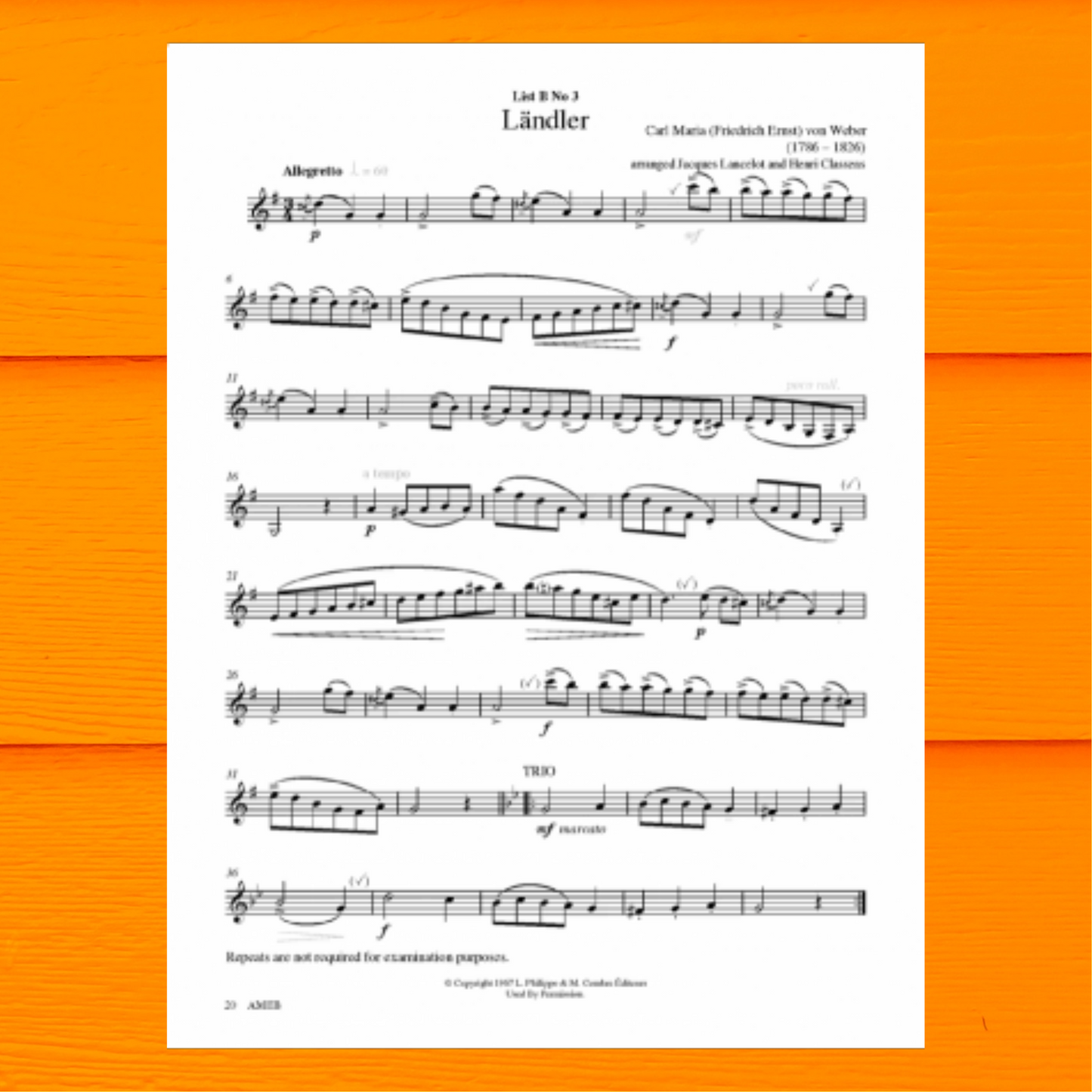 AMEB Clarinet Series 3 - Grade 4 Book