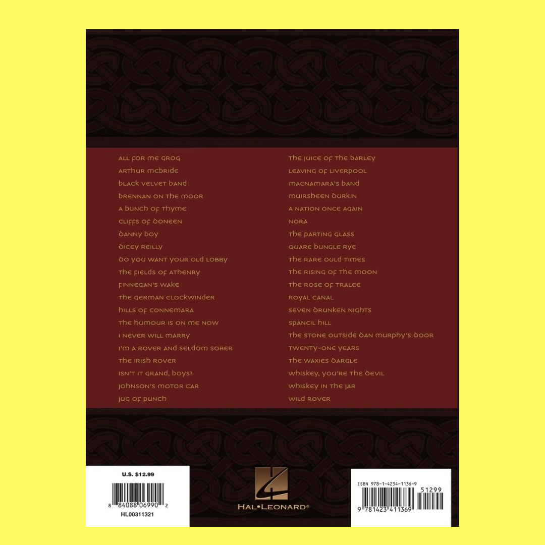 Irish Pub Songs PVG Songbook (40 Songs)