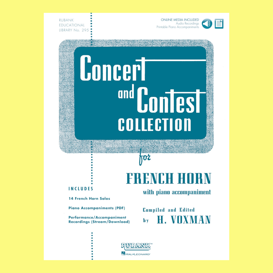 Rubank - Concert And Contest Collection French Horn Book/Ola