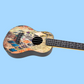 Flight Granada Print Travel Concert Ukulele with Gig Bag