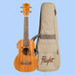 Flight DUC523 Concert Electro Mahogany Ukulele with Padded Gig Bag