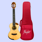 Flight Victoria Concert EQ-A Ukulele With Padded Gig Bag