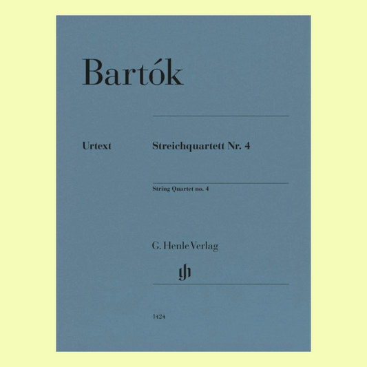 Bela Bartok - String Quartet No 4 Set Of Parts Book (Urtext Edition)