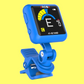 Aroma AT102 Rechargeable Chromatic Clip-on Tuner (Blue)