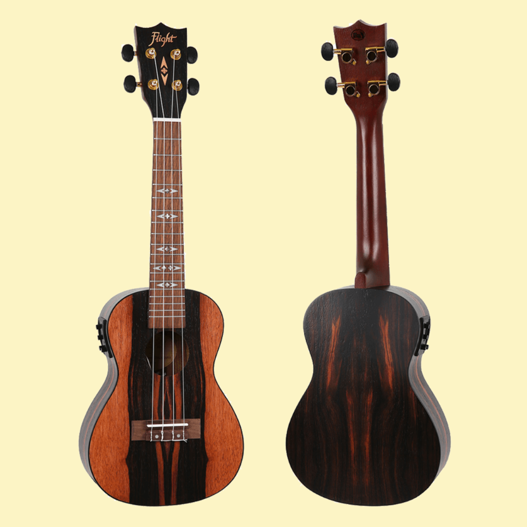 Flight DUC460EQ Amara Electro Acoustic Concert Ukulele with Padded Gig Bag