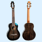 Flight Nighthawk EQ-A Concert Ukulele with Deluxe Padded Gig Bag