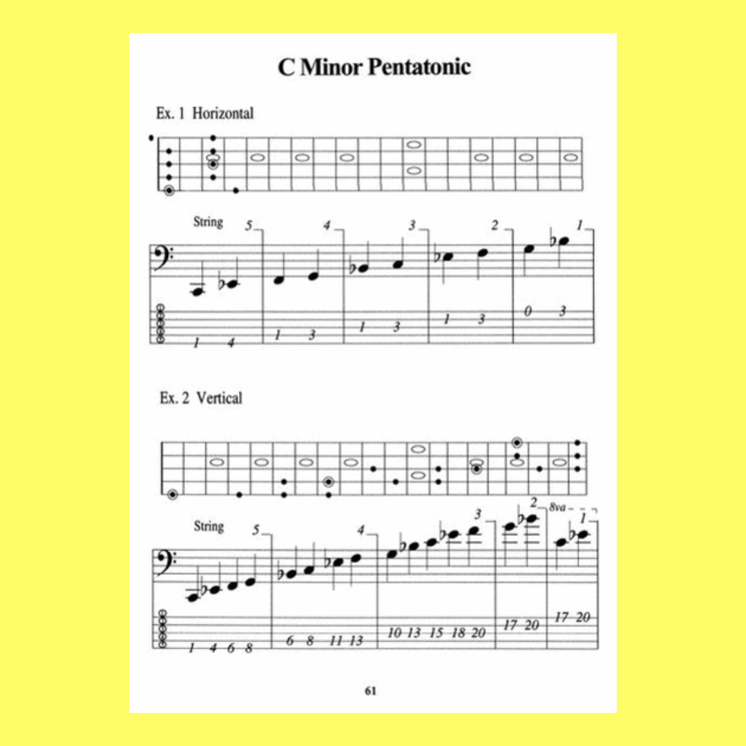 5 String Bass - Complete Scales And Modes Book