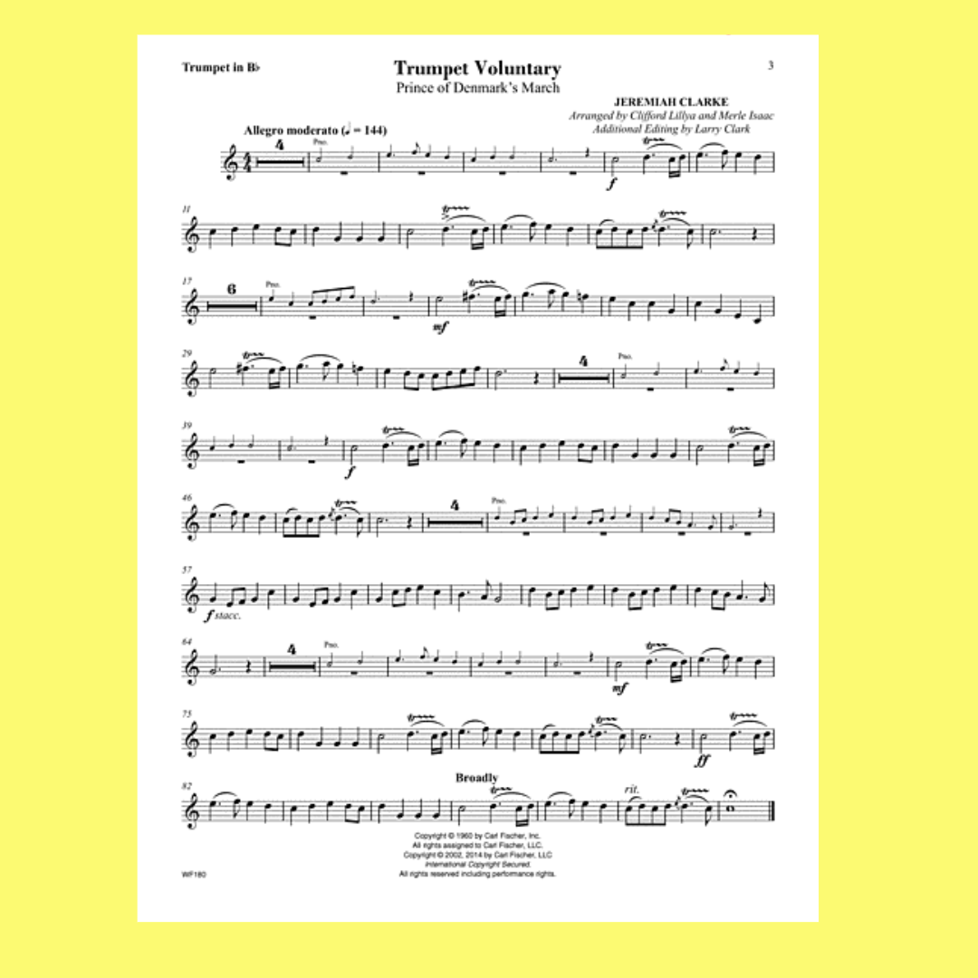 Festival Classics For Trumpet Book/CD-Rom