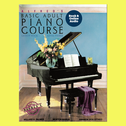 Alfred's Basic Adult Piano Course - Lesson Book 3 (Book/Ola)