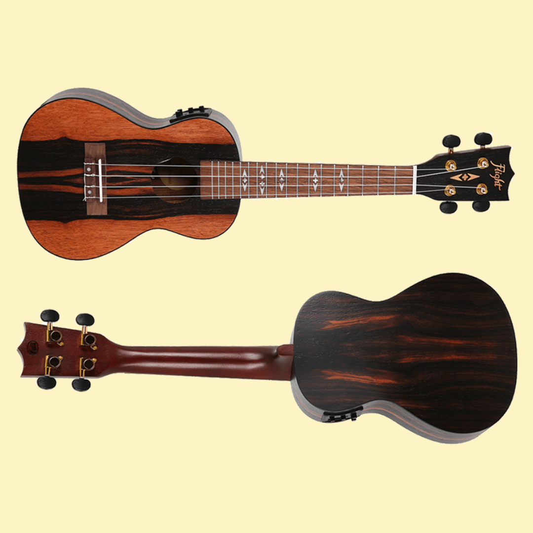 Flight DUC460EQ Amara Electro Acoustic Concert Ukulele with Padded Gig Bag