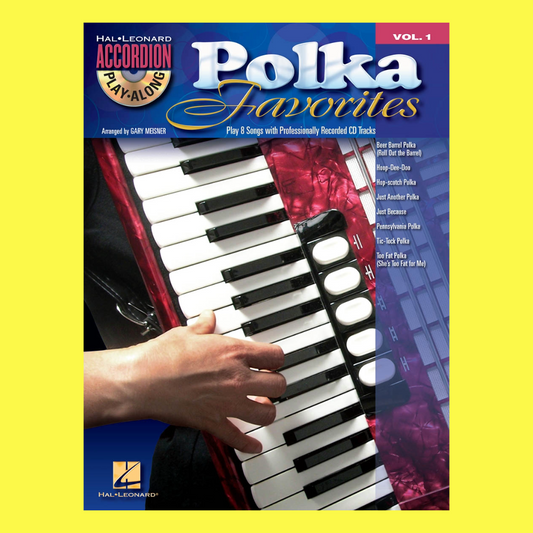 Polka Favorites Accordion Play Along Bk/Cd V1