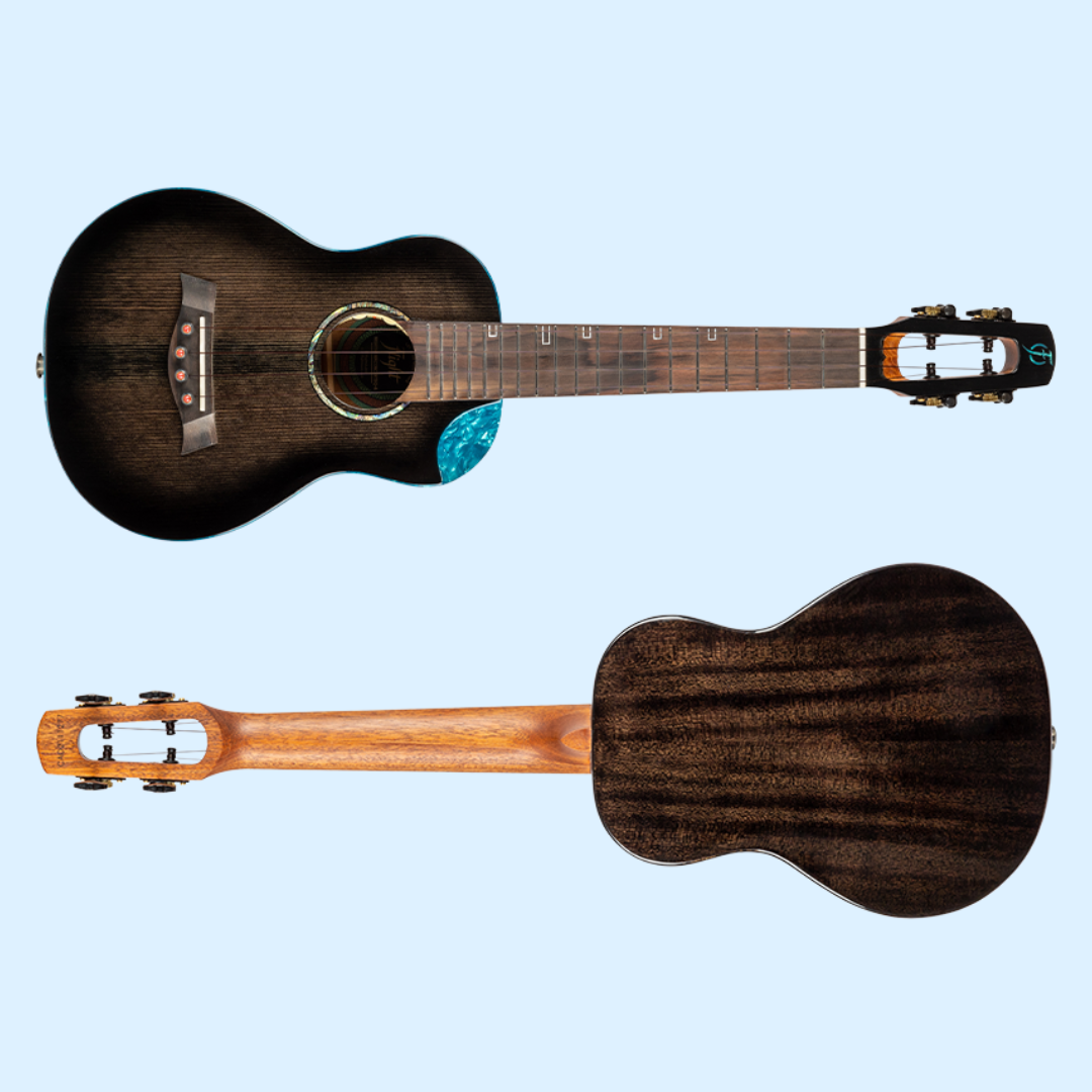 Flight Nighthawk EQ-A Concert Ukulele with Deluxe Padded Gig Bag