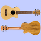 Flight DUC328 CEQ Spruce and Zebrawood Electro Acoustic Concert Ukulele