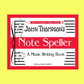 John Thompson's Note Speller Book