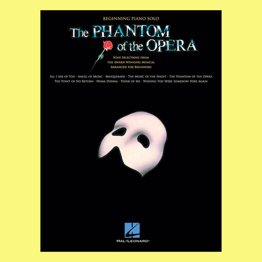 Phantom Of The Opera Beginning Piano Solos Book