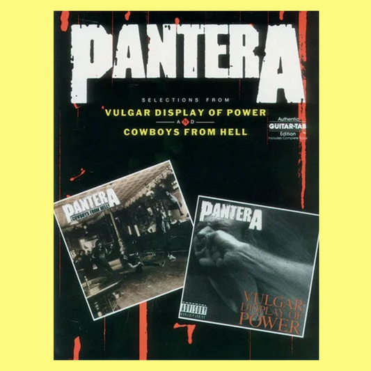 Pantera Vulgar Display Of Power / Cowboys From Hell Full Score Book