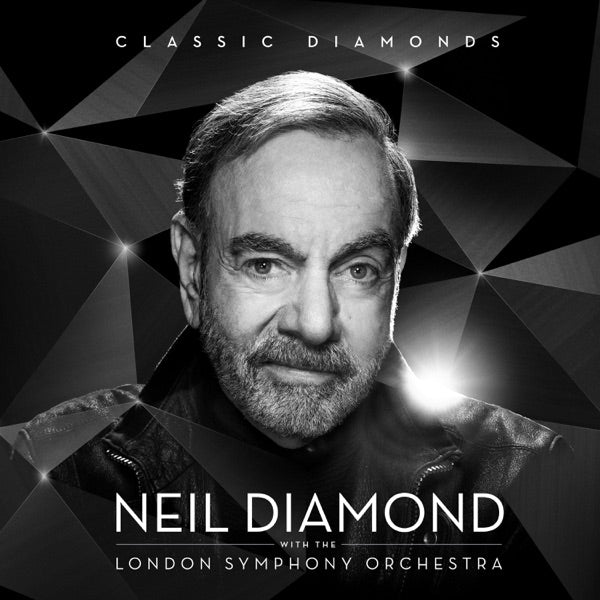 Neil Diamond "Classic Diamonds with the London Symphony Orchestra" Double Vinyl Album and Vinyl Crate Bundle