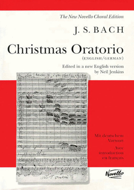 Bach - Christmas Oratorio Vocal Score Book
