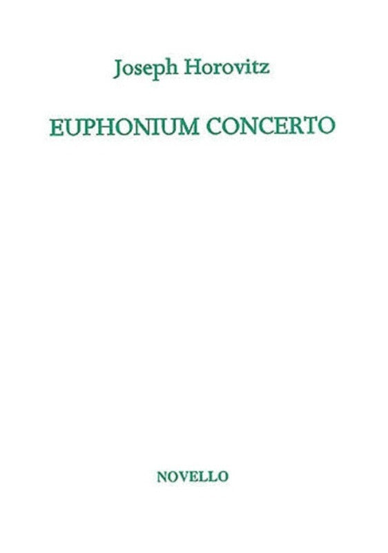 Horovitz - Concerto For Euphonium/Piano Book