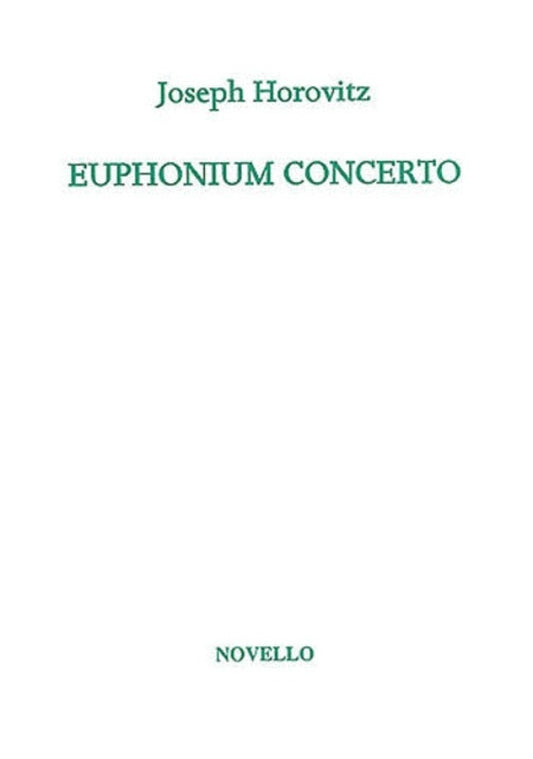 Horovitz - Concerto For Euphonium/Piano Book