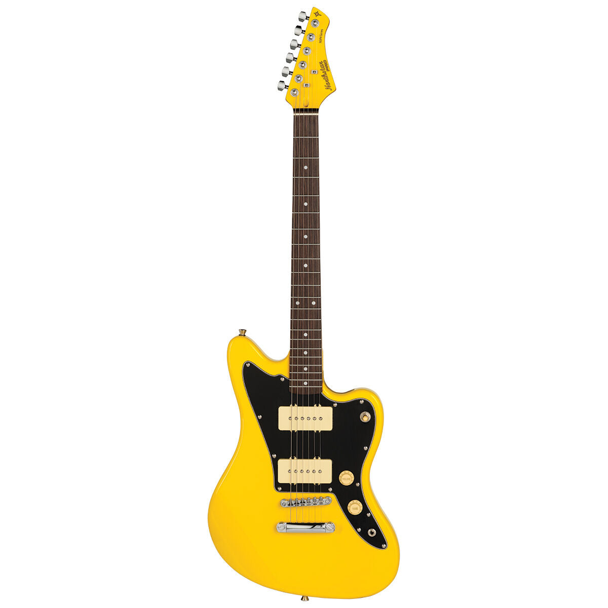 Northstar Pro Commander Electric Guitar Graffiti Yellow Gloss [NSP4-GY]
