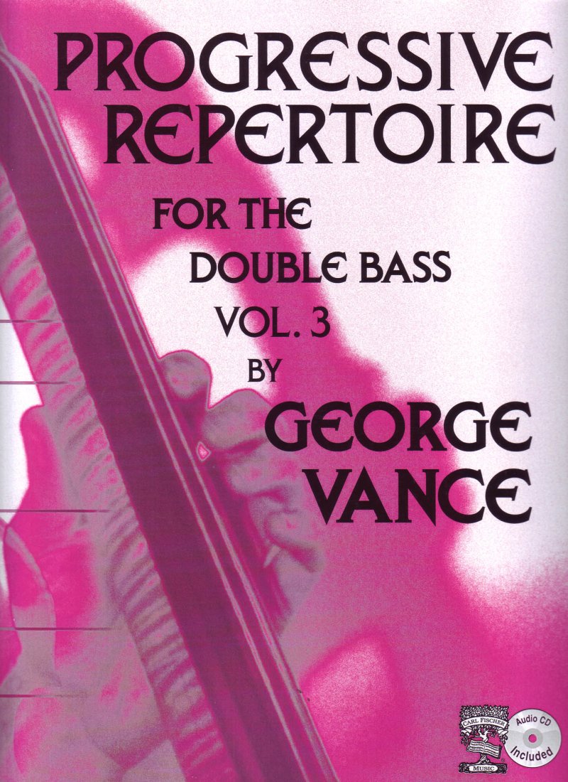 Progressive Repertoire For Double Bass Bk 3 Bk/Ola - Carl Fischer
