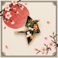 3 Mini Origami Paper Cranes Enamel Pin Set