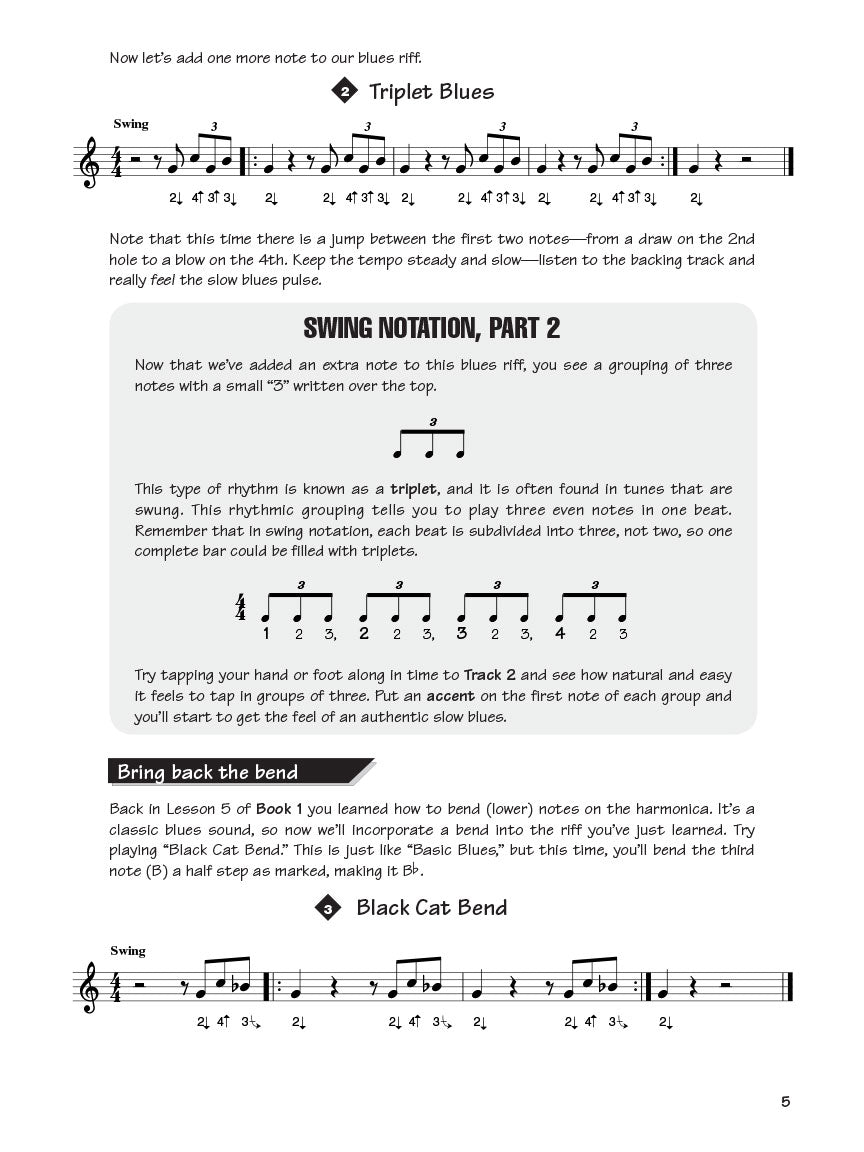 FastTrack Harmonica Method Book 2 (Book/Ola)