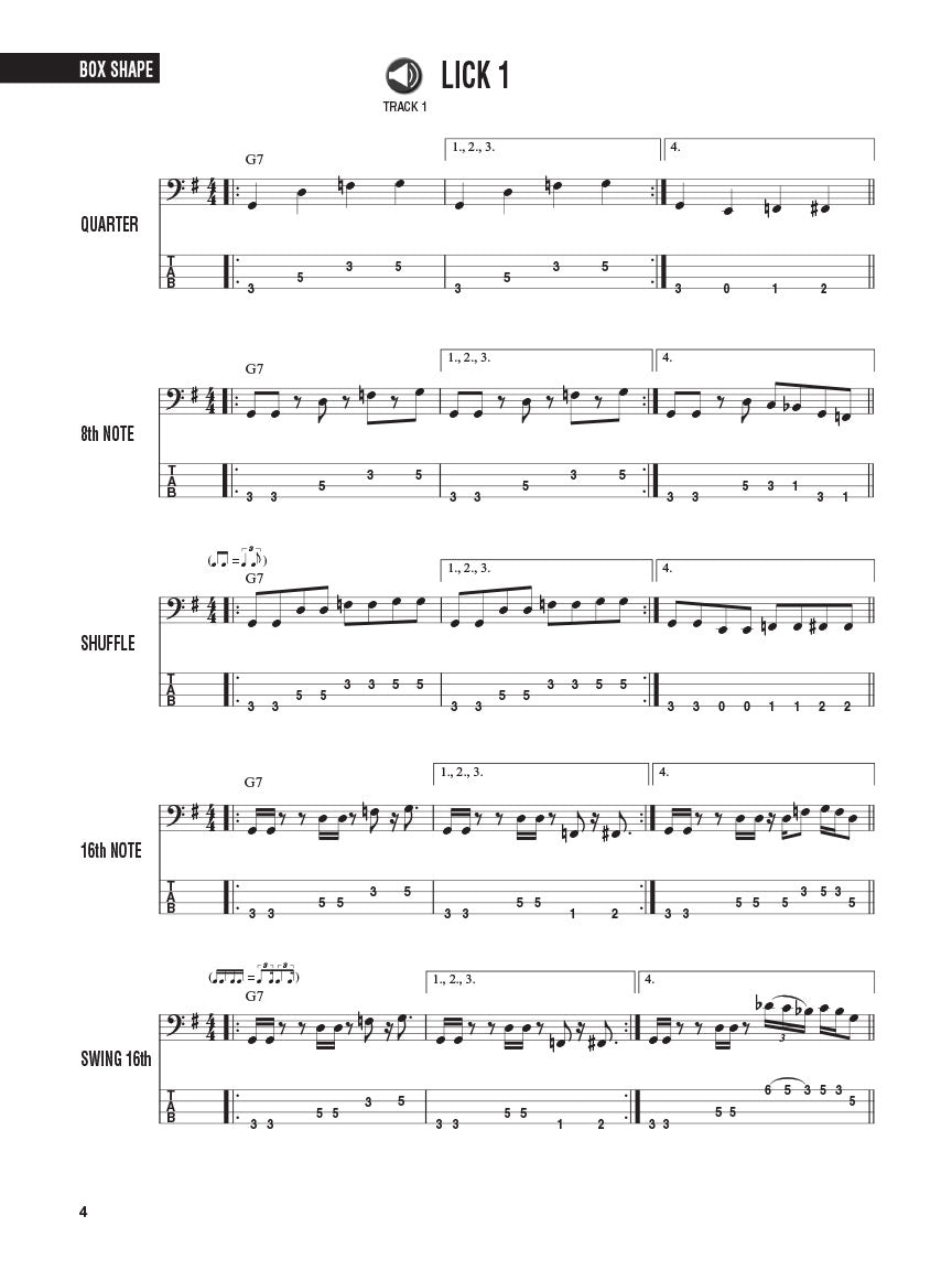 Hal Leonard Bass Method - Bass Licks (Book/Ola)