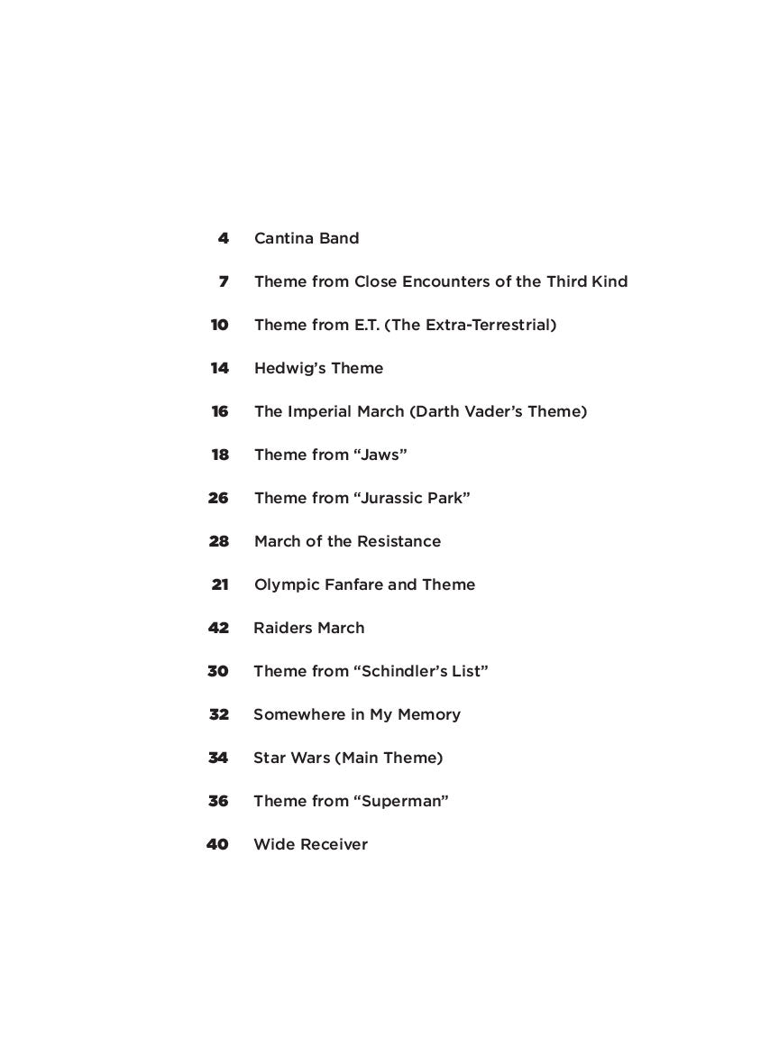 Best Of John Williams - Easy Guitar Notes & Tab Book