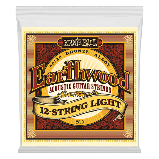 Ernie Ball Earthwood Light 12-String 80/20 Bronze Acoustic Guitar Strings Set - 9-46