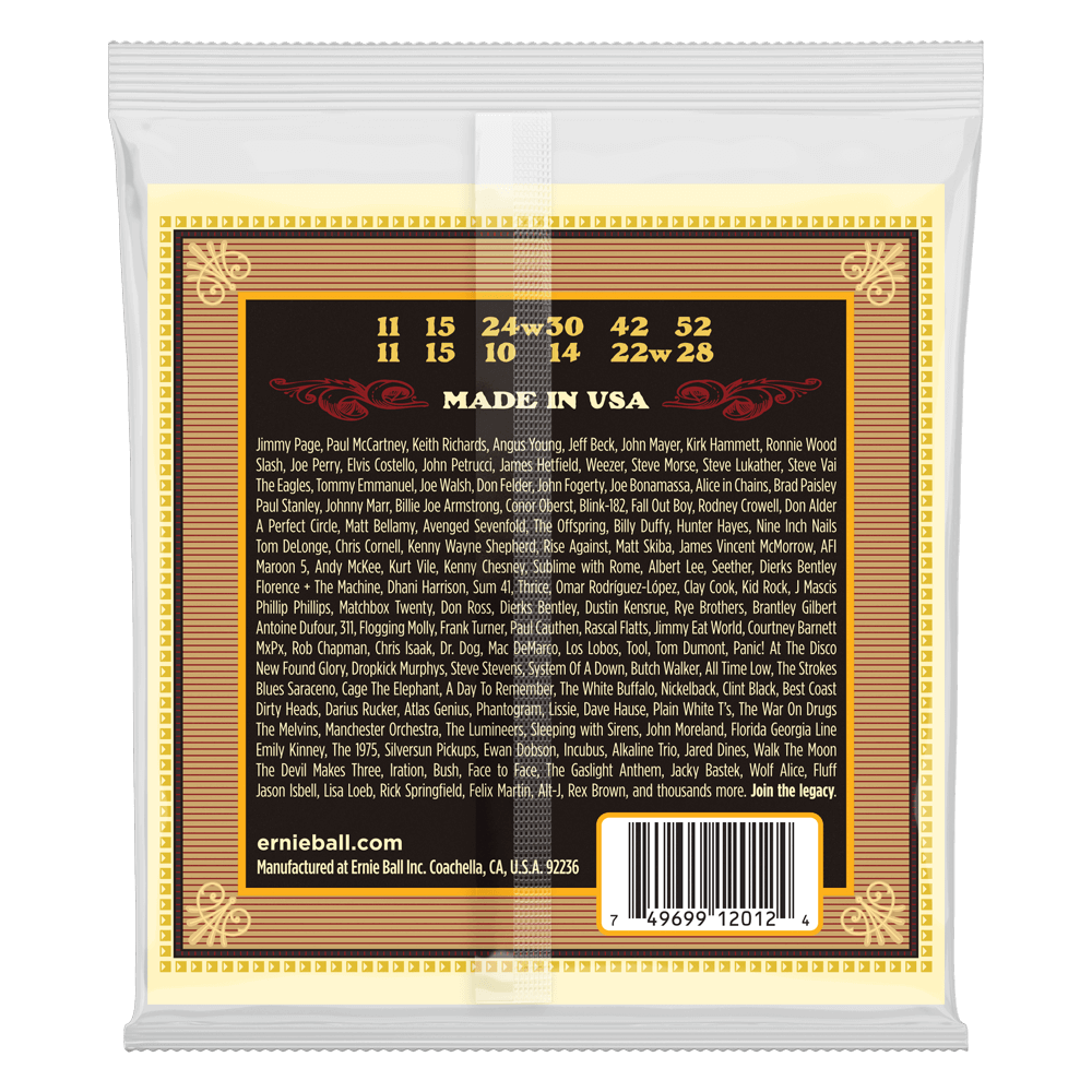Ernie Ball Earthwood Medium 12-String 80/20 Bronze Acoustic Guitar String Set - 11-28