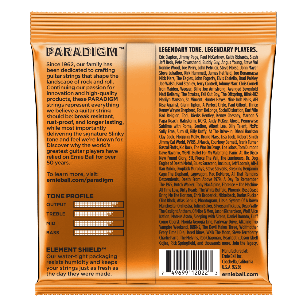 Ernie Ball Hybrid Slinky Paradigm Electric Guitar Strings Set - 9-46