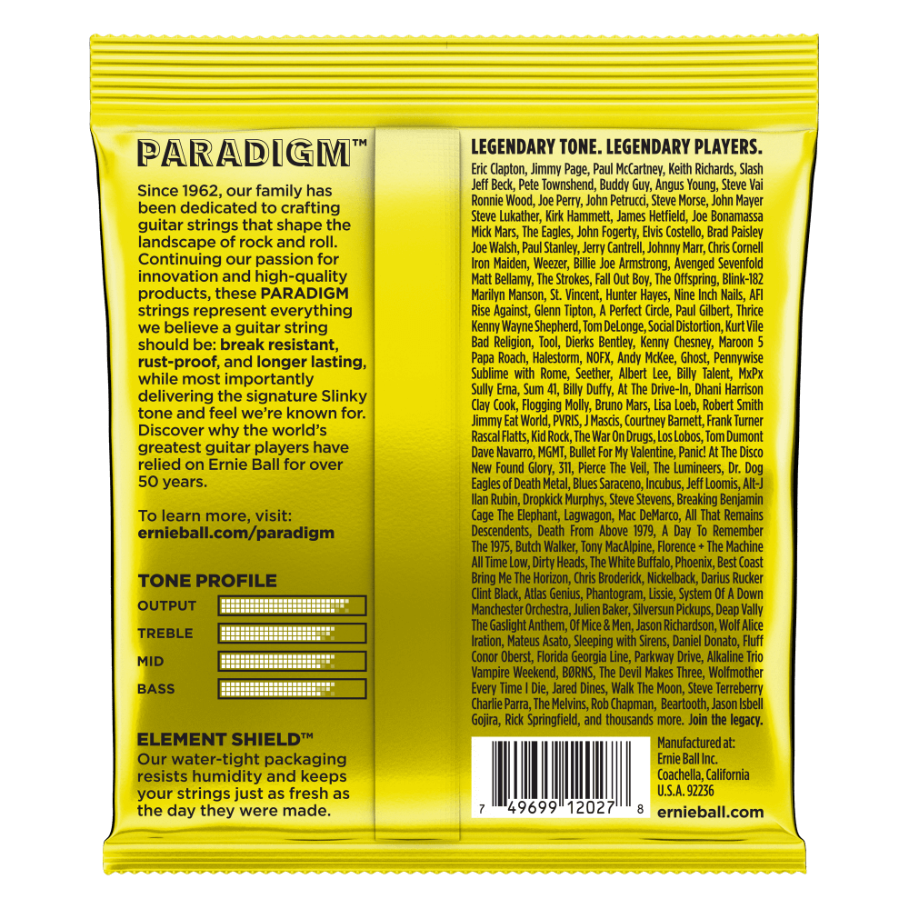 Ernie Ball Beefy Slinky Paradigm Electric Guitar Strings Set - 11-54