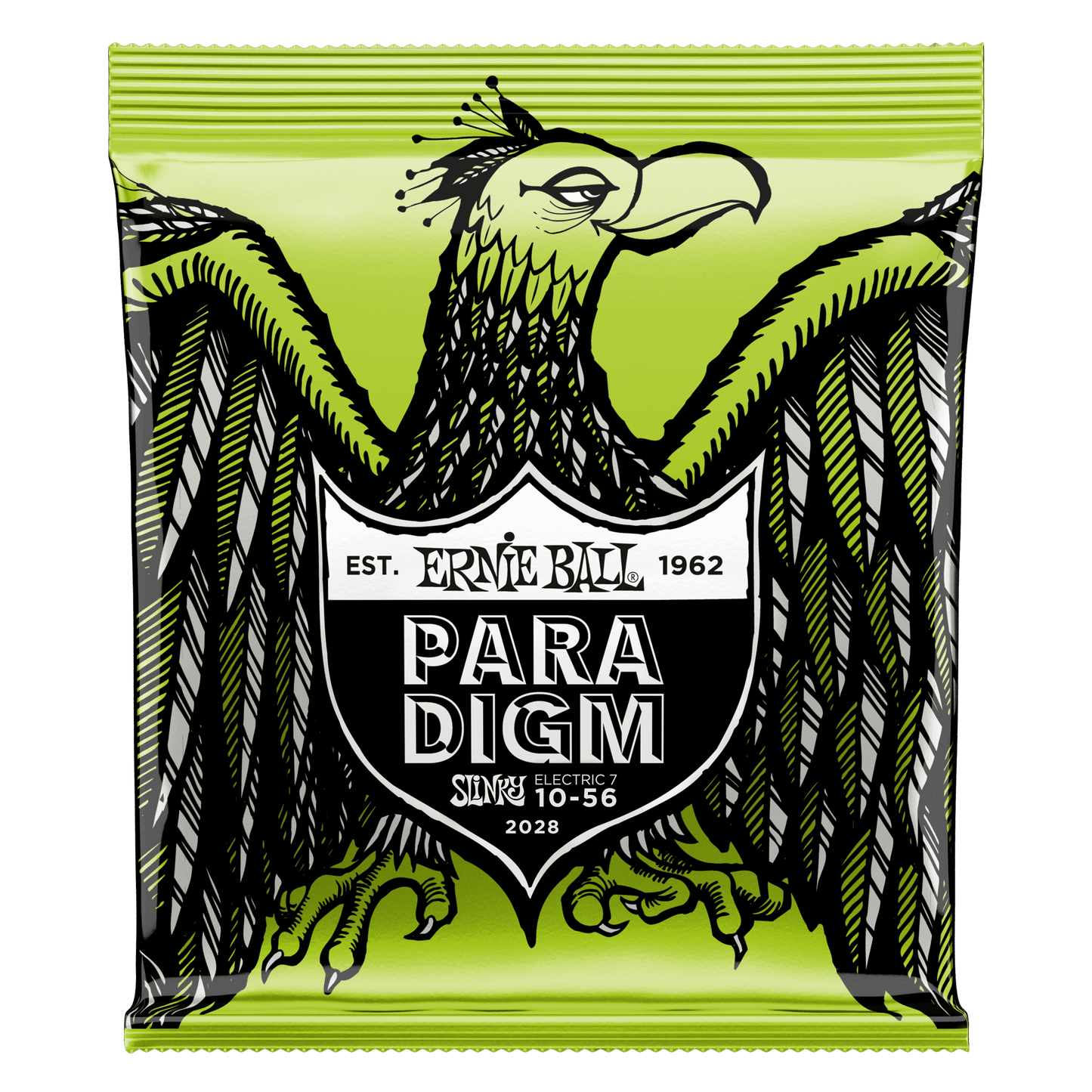 Ernie Ball Regular Slinky Paradigm 7-String Electric Guitar Strings Set- 10-56