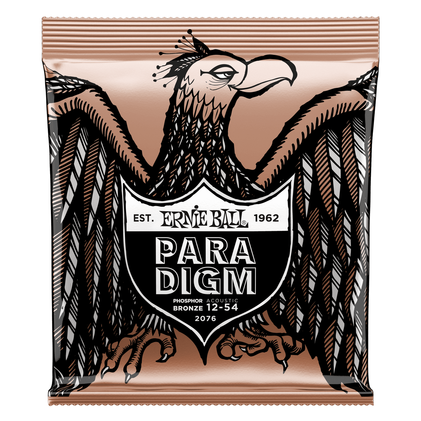 Ernie Ball Paradigm Medium Light Phosphor Bronze Acoustic Guitar Strings Set- 12-54