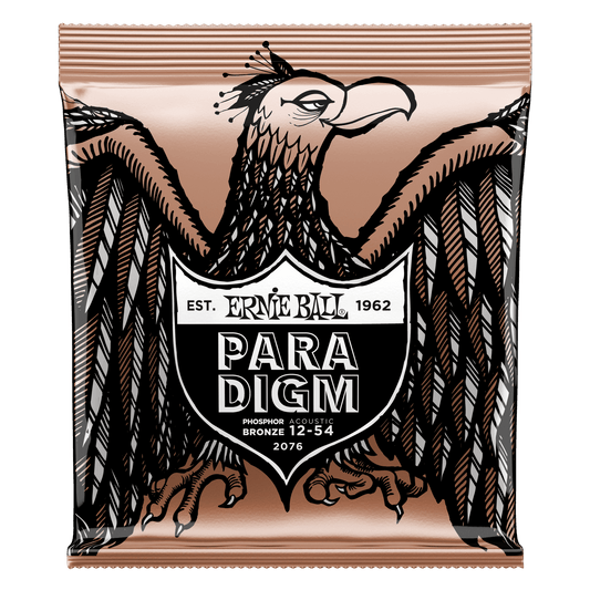 Ernie Ball Paradigm Medium Light Phosphor Bronze Acoustic Guitar Strings Set- 12-54