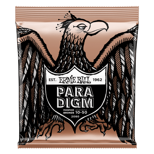Ernie Ball Paradigm Extra Light Phosphor Bronze Acoustic Guitar Strings Set - 10-50