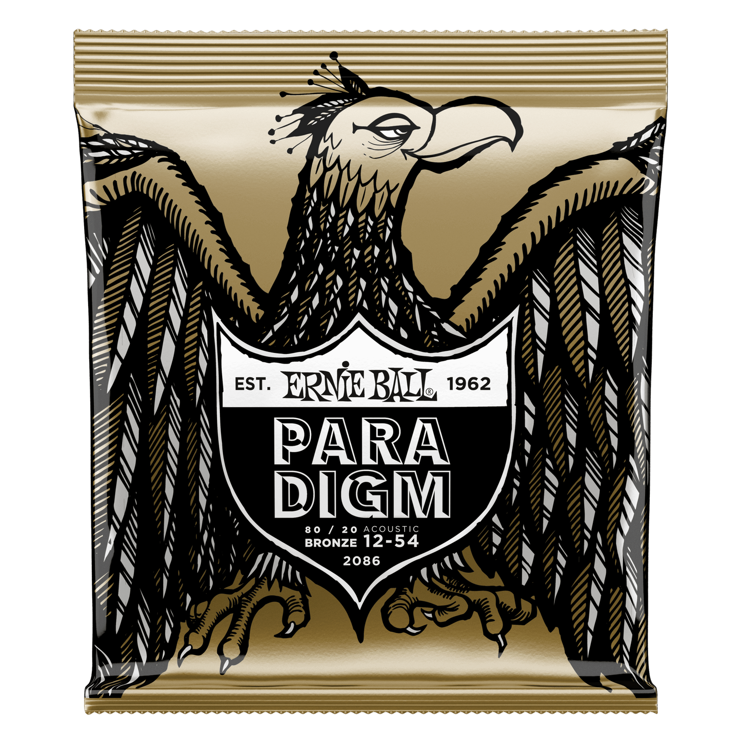 Ernie Ball Paradigm Medium Light 80/20 Bronze Acoustic Guitar Strings Set- 12-54