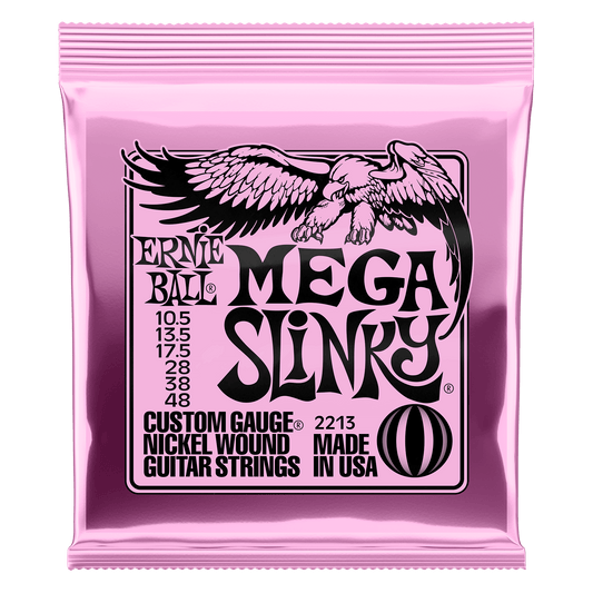 Ernie Ball Mega Slinky Nickel Wound Electric Guitar Strings Set - 10.5-48