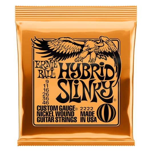 Ernie Ball Hybrid Slinky Nickel Wound Electric Guitar Strings Set - 9-46