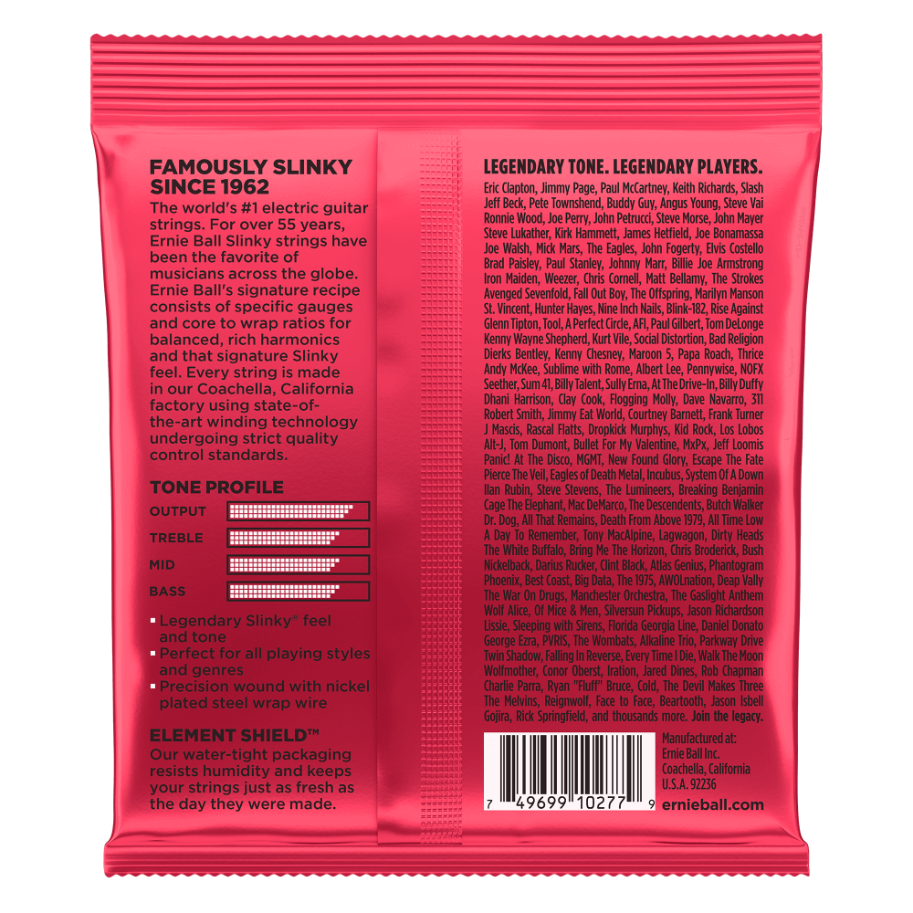 Ernie Ball Burly Slinky Nickelwound Electric Guitar Strings Set - 11-52